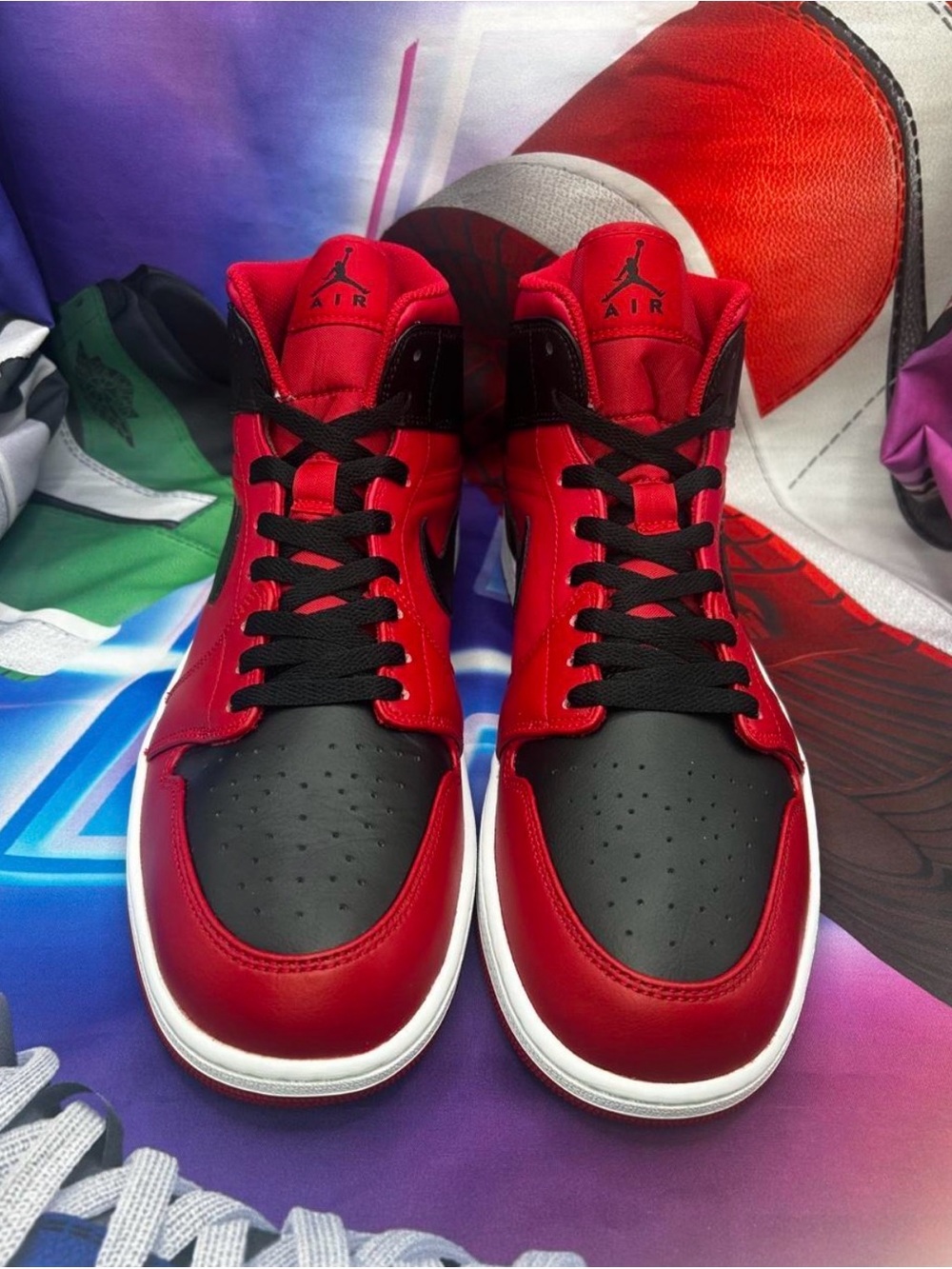 Nike Air Jordan Red and Black irreversible bred size 12